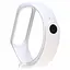 Ремешок для фитнес-браслета Lemfo для Xiaomi Mi Band 3 и 4 белый - миниатюра 2