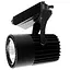 Светильник трековый поворотный LED 410/24W NW BK COB Brille 32-936 - миниатюра 3