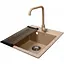Комплект гранітна мийка + змішувач Romzha Adiere Piesok (B) - мініатюра 1