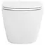 Подвесной унитаз Rea Carlo Flat mini Tornado white REA-C8770, Белый - миниатюра 4