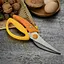 Кухонные ножницы секатор для птицы и рыбы с фиксатором 22.5 см, Kitchen Master Оранжевый 85869 - миниатюра 5