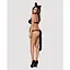 Еротичний костюм гепарду Obsessive Gepardina 3 pcs costume чорний L/XL - мініатюра 4