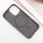 Чехол Epik TPU+PC Carbon with MagSafe для Apple iPhone 16, 6.1 Grey - миниатюра 3