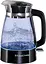 Электрочайник Russell Hobbs Hourglass 1.7 л стекло подсветка черно-серебристый kuh0015373 - миниатюра 2