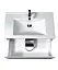 Тумба Мойдодир Палермо 80-U в ванну з умивальником SU-80 Білий - мініатюра 7
