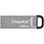 USB Flash Kingston 128GB USB 3.2 Gen 1 DataTraveler Kyson Metal, Silver/Black, Retail - мініатюра 1