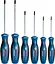 Отвертка Professional SL 4.5, 5.5, 6.5, PH1, PH2 набор 6шт Bosch hoz0014142 - миниатюра 2