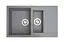 Кухонная мойка гранитная Miraggio LaPas gray 786x489x203 00208006, Серый - миниатюра 1