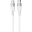 Кабель Proove Soft Silicone USB-C to USB-C 60W 1m White (CCSO60002202) [130638] - миниатюра 2