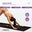 Коврик для йоги EasyFit BlackMoon (замша-каучук) черный - миниатюра 3
