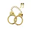 Наручники Taboom Gold Plated BDSM Handcuffs 65 см золотий - мініатюра 4