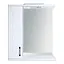 Зеркало со шкафчиком ПиК Корфу левое Z-1 65 см Белый 30412 - миниатюра 1