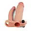 Насадка на пенис Lovetoy Pleasure X-Tender Flesh Add 3 21 см телесный - миниатюра 2
