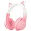 Наушники XO bluetooth BE38 Cats Ear Colourful Lights Headband bluetooth 5.3 RGB-подсветка для мобильных - миниатюра 1