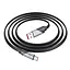 Кабель HOCO U119 USB to Type-C 5A, 1.2m, nylon, aluminum connectors, Black - мініатюра 4