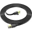 Патч-корд Hoco US07 General Cat 6 U/UTP Pure Copper Flat Network Cable 5m Black (780706) [149274] - миниатюра 1