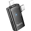 Перехідник Hoco UA36E USB-C Male/Lightning Male to USB-A Female OTG Black [140339] - мініатюра 3
