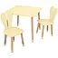 Детский столик с двумя стульями Bambi 04-025BEIGE-2 бежевый - миниатюра 1