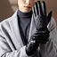 Рукавички шкіряні чоловічі Qimian Sheepskin Gloves size M Black [62912] - мініатюра 4