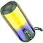 Портативна bluetooth колонка Borofone BR33 TWS з LED підсвічуванням dark зелений - мініатюра 1