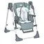 Стул для кормления-качели El Camino ME 1087-G SWAN, с Bluetooth Pale Green - миниатюра 7