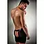 Чоловічі трусики-шорти Passion 012 Thong black L/XL - мініатюра 2