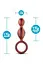 Анальна пробка Anal Adventures Matrix Loop Plug 13.3 см (помаранчевий) - мініатюра 3