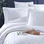 Постільна білизна Melkor V1 Beyaz Ранфорс Жаккард Clasy pbe0052071 - мініатюра 2