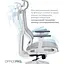 Офісне крісло OfficePro Elegant OC660-W-LG-LG White/Light Gray [148667] - мініатюра 10