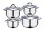 Набор кастрюль Edenberg EB-4003 8 предметов серебристый - миниатюра 1