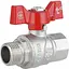 Кран шаровой Thermo Alliance Forte 1/2" ВН прямой, PN40, бабочка SF607W15 - миниатюра 1