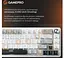 Клавиатура игровая механическая GamePro GPMK-116 Genesis Silver light USB Red Swich Hot-Swap N-KRO Grey - миниатюра 11