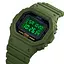 Мужские наручные электронные часы Skmei 1628 Зеленый с черным - миниатюра 4