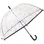 Женский зонт-трость механическая Happy Rain 95 см прозрачный - миниатюра 1