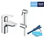 Смеситель с гигиенической лейкой Grohe QuickFix StartEdge S-Size 23773001, Хром - миниатюра 4