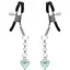 Зажимы для сосков Liebe Seele Glow-in-dark Nipple Clamps Light Blue - миниатюра 1