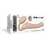 Безремневий страпон Strap-On-Me Vibrating Flesh M регульований з вібрацією та з пультом ДК діаметр 3.3 см - мініатюра 6