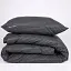 Набір MirSon №1065 Сolor Fun Line Stripe Black Thinsulate 155 х 215 см чорний (2200010875607) - мініатюра 3