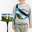 Набір: дитяча сумка-бананка+кружка Майнкрафт «Minecraft» 32х15см, бананка для хлопчика через плече на подарунок (00927) - мініатюра 1
