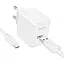 Комплект зарядного устройства Hoco CS11A 1USB 10.5W 5V/2.1A USB/MicroUSB 1m White - миниатюра 3