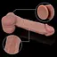 Фаллоимитатор Erospace Natural Play D6 22 см телесный - миниатюра 5