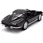 Автомодель TechnoDrive Chevrolet Corvette Split Window 1963 матовый черный (250411U) - миниатюра 4