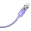 Кабель Baseus Explorer Series Fast Charging Cable with Smart Temperature Control Type-C to iP 20W 1m Purple - миниатюра 3
