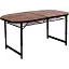 Стол Bo-Camp Woodbine Oval 150x80 см коричневый (1404230) - миниатюра 1