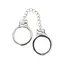 Наручники Taboom Silver Plated BDSM Handcuffs 65 см сріблястий - мініатюра 3