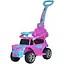 Детская каталка-толокар Bambi Racer 2 в 1 с музыкой и светом, розовая с голубым - миниатюра 1