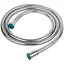 Шланг для ручного душа Aquatica 1/2" SS хромированный с подшипником 175 см (9792022) - миниатюра 1