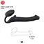 Безремневой страпон Strap-On-Me M, 15,6 см (черный) - миниатюра 6