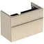 Тумба под умывальник Geberit Smyle Square 90 см 5500.354.JL.1 песочно серый - миниатюра 1