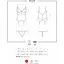 Сатиновый кружевной корсет Obsessive 810-COR-1 Babydoll & Thong L/XL, черный, корсет, танга - миниатюра 7